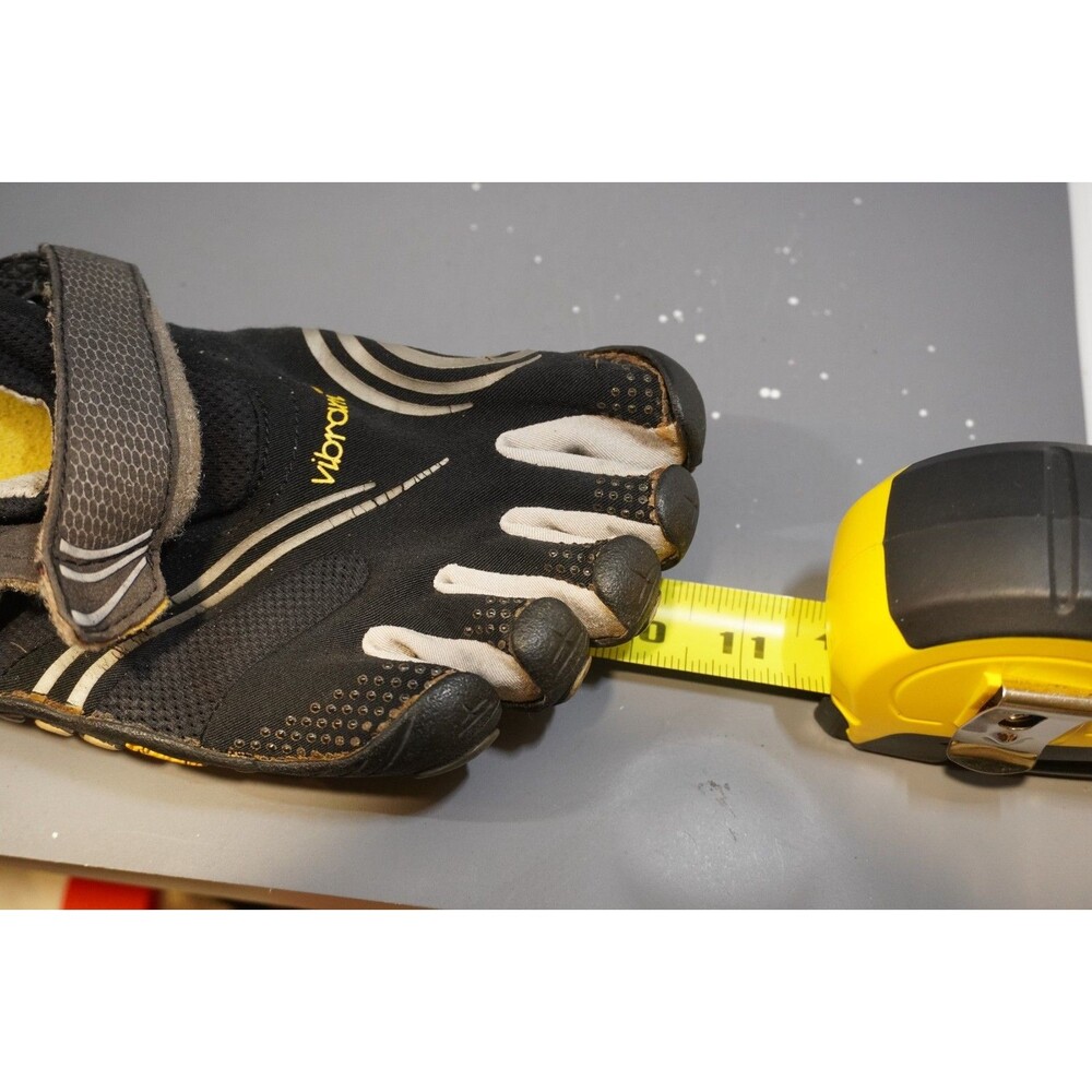 Vibram FiveFingers KomodoSport Men's Size 9 Barefoot Shoes Black Silver Read - Picture 8 of 8